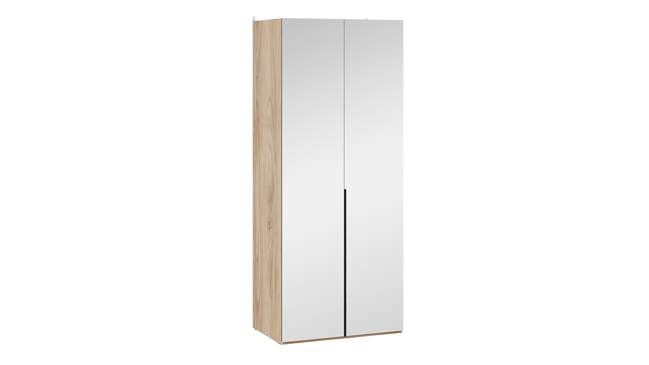Порто Шкаф для одежды (580) с 2 зеркальными дверями СМ-393.07.004