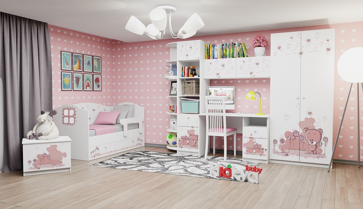 Детская комната Клюква Мишка Girl