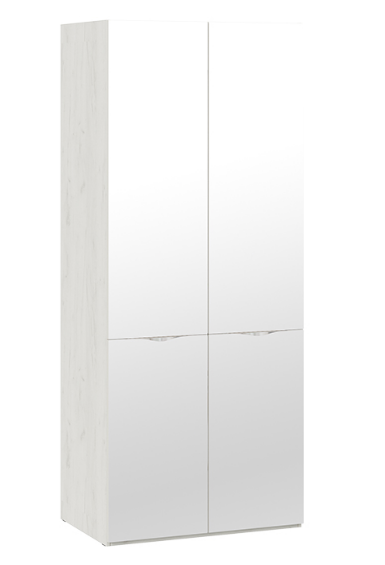 Либерти Шкаф для одежды с 2 зеркальными дверями СМ-297.07.022