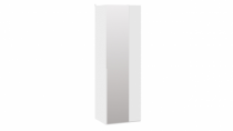 Порто Шкаф угловой (580) с 1 зеркальной дверью - СМ-393.07.007 х Белый/Белый