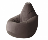 Кресло-мешок Купер XL (Велюр коричневый, люкс)
