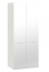 Либерти Шкаф для одежды с 2 зеркальными дверями СМ-297.07.022 х  Дуб крафт белый