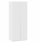 Порто Шкаф для одежды (580) с 2 глухими дверями СМ-393.07.003 х  Белый/Белый